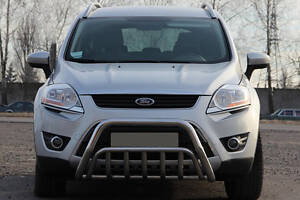 Кенгурятник WT002 (нерж.) для Ford Kuga 2008-2013 гг