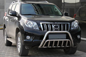 Кенгурятник WT002 (нерж) для Toyota Land Cruiser Prado 150