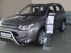 Кенгурятник WT002 (нерж.) для Mitsubishi Outlander 2012-2021 гг