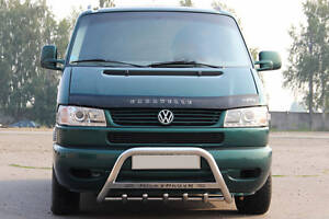 Кенгурятник WT003 (нерж) 50мм, без надписи для Volkswagen T4 Transporter