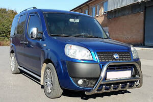 Кенгурятник WT003 (нерж.) 51 мм для Fiat Doblo I 2005-2010 рр.