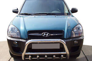 Кенгурятник WT003 (нерж.) 51 мм для Hyundai Tucson JM 2004-2024 гг