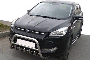 Кенгурятник WT003 (нерж.) для Ford Kuga/Escape 2013-2019 гг