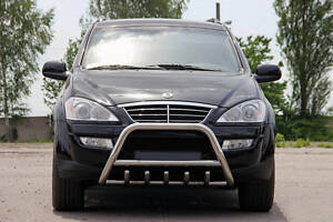 Кенгурятник WT003 (нерж) для SsangYong Kyron 2008-2024 гг