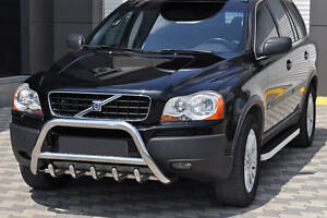 Кенгурятник WT003 (нерж.) для Volvo XC90 2002-2014 гг