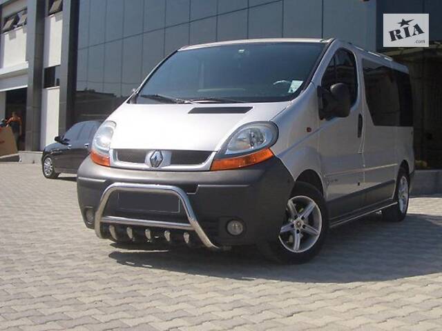 Кенгурятник WT003-4 (нерж.) Без надписи для Renault Trafic 2001-2015 гг - Фото 5
