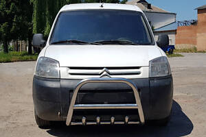 Кенгурятник WT003 нерж.) 50мм для Citroen Berlingo 1996-2008 гг