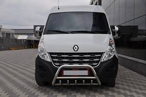 Кенгурятник WT003 (нерж.) Без надписи для Renault Master 2011-2023 гг
