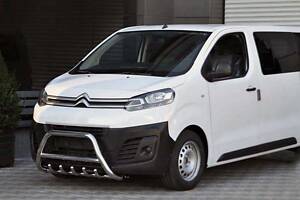 Кенгурятник WT003 (нерж) для Peugeot Traveller 2017- гг