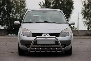 Кенгурятник WT004 (нерж.) для Renault Scenic/Grand 2003-2009 гг