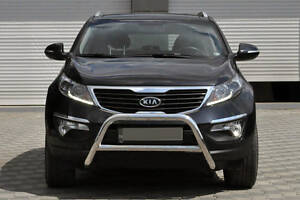 Кенгурятник WT006 (нерж.) для Kia Sportage 2010-2015 рр.