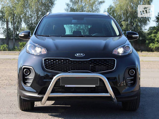 Кенгурятник WT006 (нерж) для Kia Sportage 2015-2021 гг