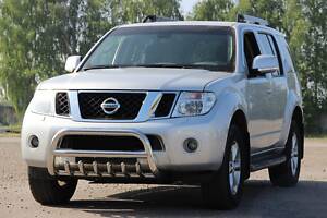 Кенгурятник WT008 (нерж) для Nissan Pathfinder R51 2005-2014 гг