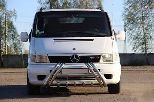 Кенгурятник WT01 (нерж.) для Mercedes Vito W638 1996-2003 гг