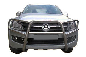 Кенгурятник WT011 (нерж) для Volkswagen Amarok 2010-2022 гг