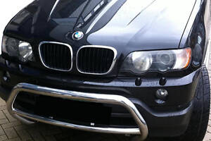 Кенгурятник WT015 (нерж) для BMW X5 E-53 1999-2006 гг