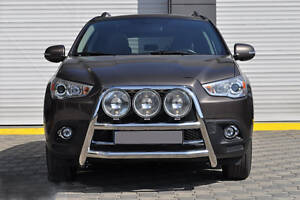 Кенгурятник WT018 (нерж.) для Mitsubishi ASX 2010-2023 рр.