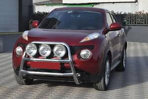 Кенгурятник WT018 (нерж) для Nissan Juke 2010-2019 гг