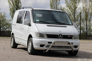 Кенгурятник WT022 (нерж.) для Mercedes Vito W638 1996-2003 рр.