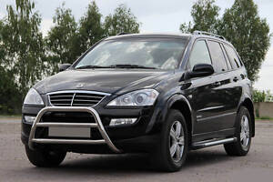 Кенгурятник WT022 (нерж) для SsangYong Kyron 2008-2024 гг