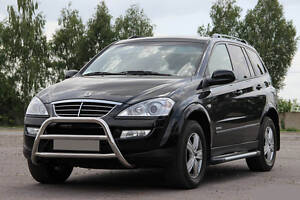 Кенгурятник WT022 (нерж) для SsangYong Kyron 2008-2024 гг