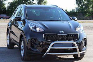 Кенгурятник WT023 (нерж) для Kia Sportage 2015-2021 гг