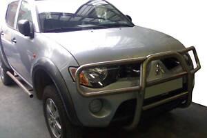 Кенгурятник WT025 (нерж.) для Mitsubishi L200 2006-2015 гг