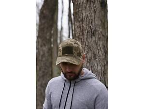 Кепка піксель ріп стоп із липучкою та прапором UA