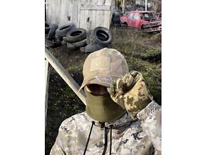 Кепка пісочний камуфляж ріп стоп 5.11 (бежева вишивка)