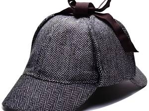 Кепка Шапельє шапка Шерлока Холмса RESTEQ, капелюх мисливця за оленями на розмір голови 55см