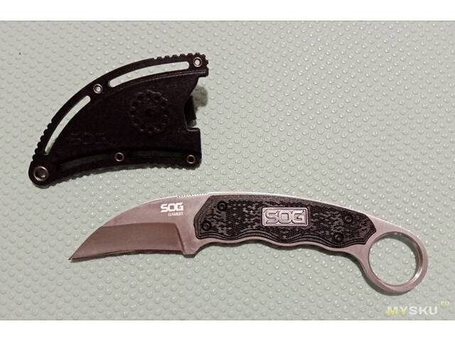 Керамбит SOG Gambit – нож с фиксированным клинком - Фото 1