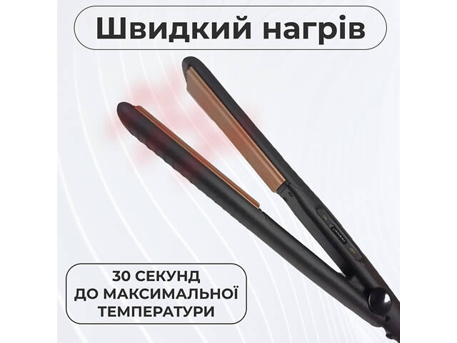Керамічні професійні щипці для завивки хвиль до 200 ° C 45 Вт Gemei - Фото 8