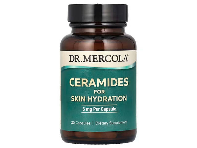 Керамиды для увлажнения кожи, Ceramides For Skin Hydration, Dr. Mercola, 5 мг, 30 капсул - Фото NaN Керамиды для увлажнения кожи, Ceramides For Skin Hydration, Dr. Mercola, 5 мг, 30 капсул - Фото NaN