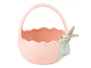 Керамічна цукерниця 18х17х18 см Pink Rabbit Lefard AL118008