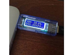 KEWEISI USB-тестер вольтметр/амперметр/емкости