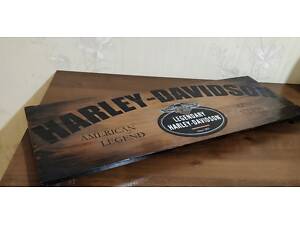 Harley-Davidson картина лофт ключница Харли Девидсон ручная работа