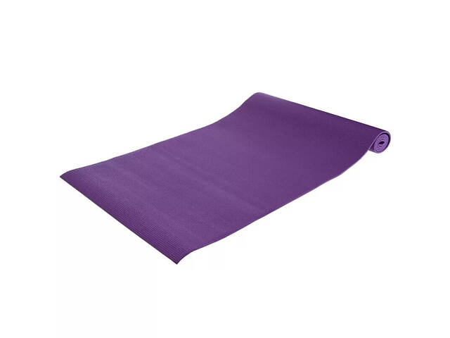 Килимок для йоги та фітнесу Power System PS-4014 PVC Fitness-Yoga Mat Purple (173x61x0.6) - Фото 2