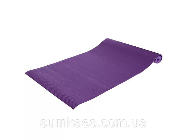 Килимок для йоги та фітнесу Power System PS-4014 PVC Fitness-Yoga Mat Purple (173x61x0.6) - Фото 2