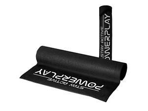 Килимок для йоги та фітнесу PowerPlay 4010 PVC Yoga Mat Чорний (173x61x0.6)