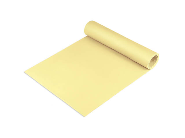 Килимок (мат) для фітнесу та йоги Gymtek TPE 0,5см жовтий - Фото 1
