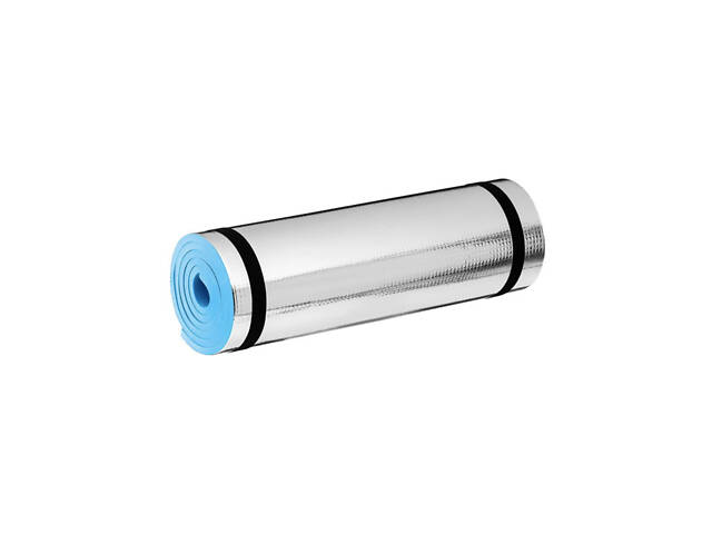 Туристический коврик фольгированный Outtec EVA 1см голубой. - Фото 4