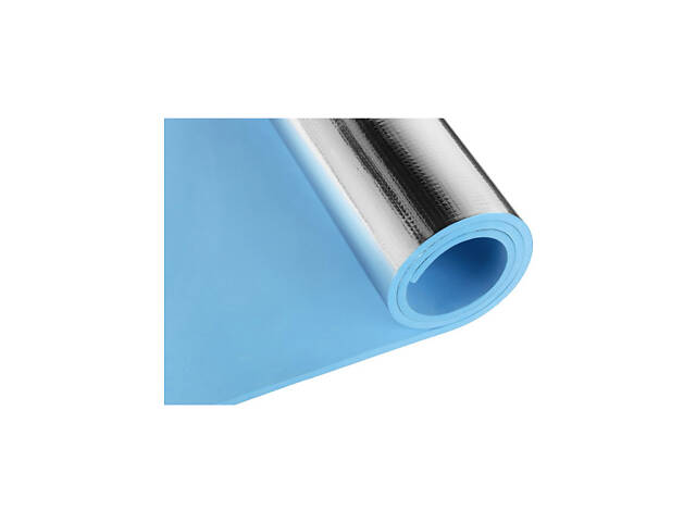 Туристический коврик фольгированный Outtec EVA 1см голубой. - Фото 6