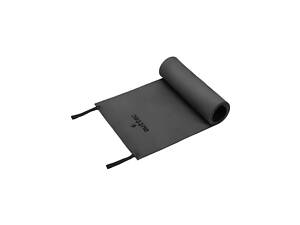 Туристический коврик Outtec EVA 6 мм однослойный со стяжками черный.