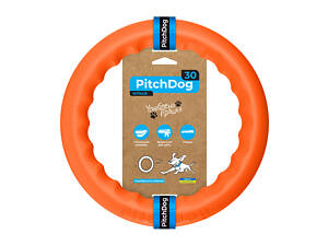 Кільце для апортировки PitchDog30, діаметр 28 см, помаранчевий
