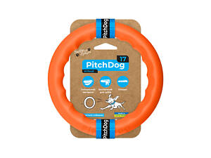 Кольцо для апортировки PitchDog17, диаметр 17 см оранжевый.