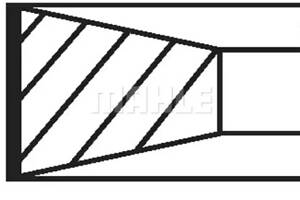 Кільця поршневі MAHLE 021RS001130N0 Комплект