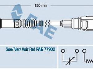 Кислородный датчик FAE 77403 на AUDI A3 (8P1)