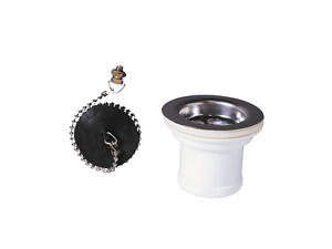 Донний клапан для кухонного миття з пробкою на ланцюжку 1½' WIRQUIN (9545820)