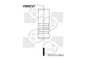 Клапан двигателя BGA V998757 на OPEL ASTRA G Наклонная задняя часть (F48_, F08_)