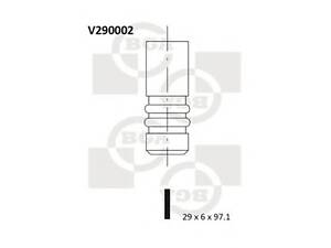Клапан двигуна впуск. Vectra B 96-03/Vectra C 02-/Zafira A 99-05 2.0-2.2 TDI (97.1x29x6)